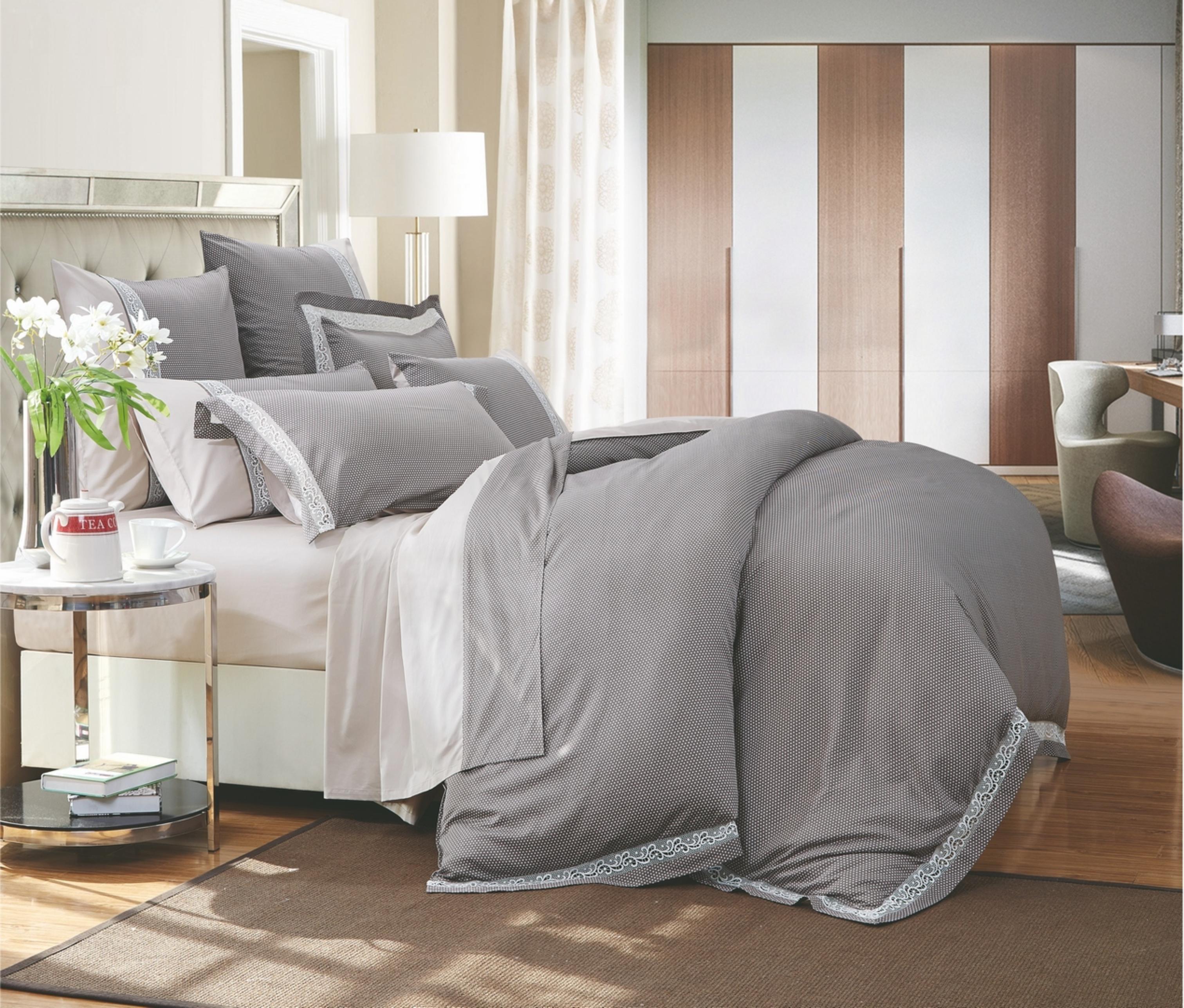Комплект постельного белья Asabella (размер 2-спальный евро) люкс сатин