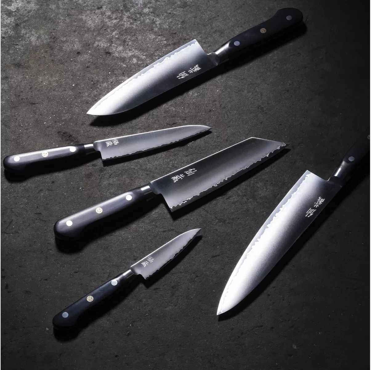 Нож кухонный овощной 90 мм, SUNСRAFT (Professional) сталь SG-2 63-64 HRC Япония