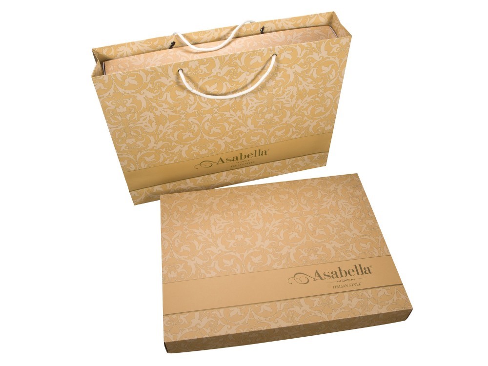Комплект постельного белья Asabella (размер 2-спальный евро) люкс сатин