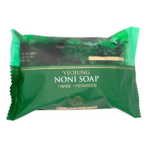 Juno Мыло отшелушивающие с фруктом нони - Yeojung noni peeling soap, 120г
