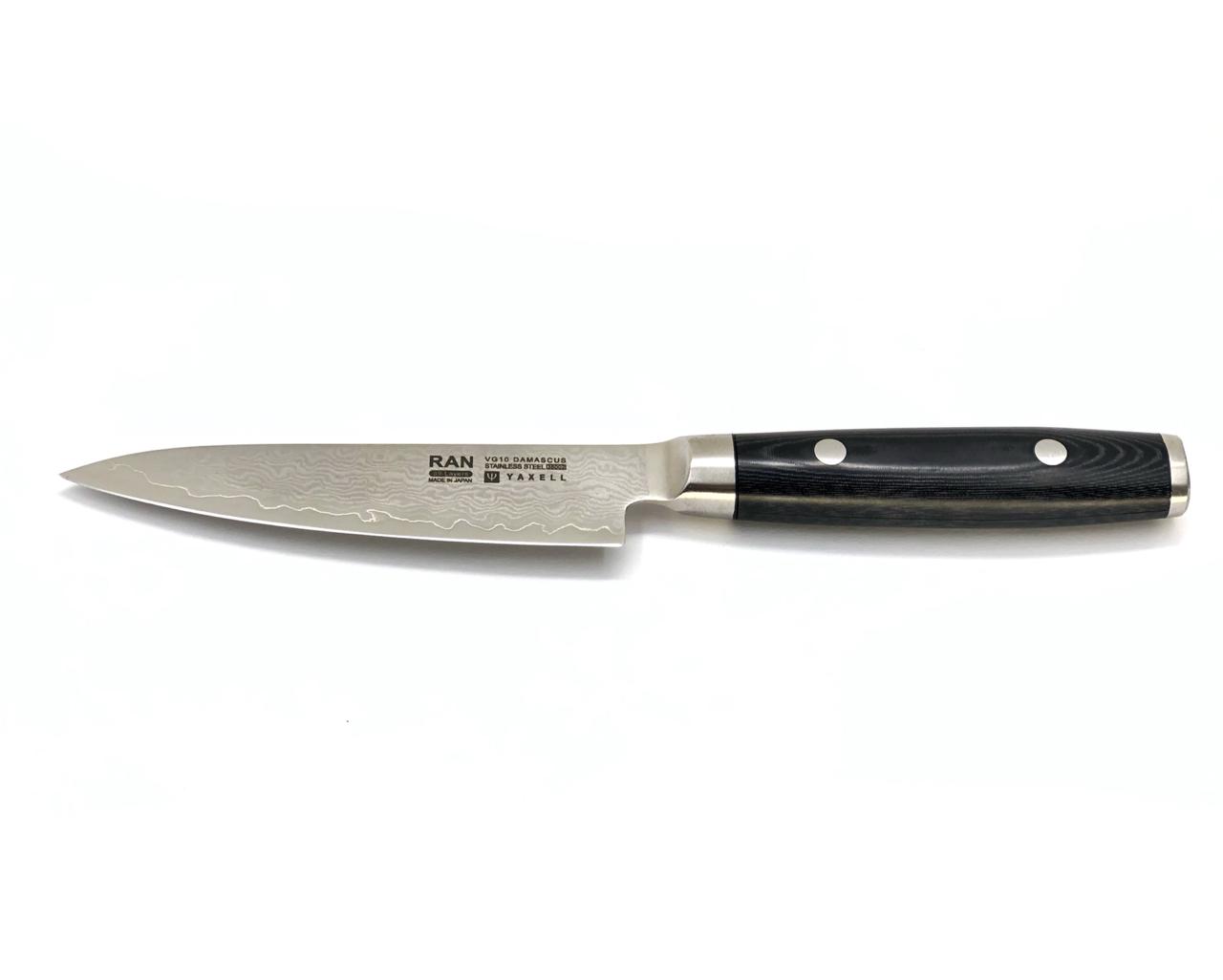 Нож универсальный 12 см, RAN (69 слоев)  дамасская сталь,YAXELL (Япония)