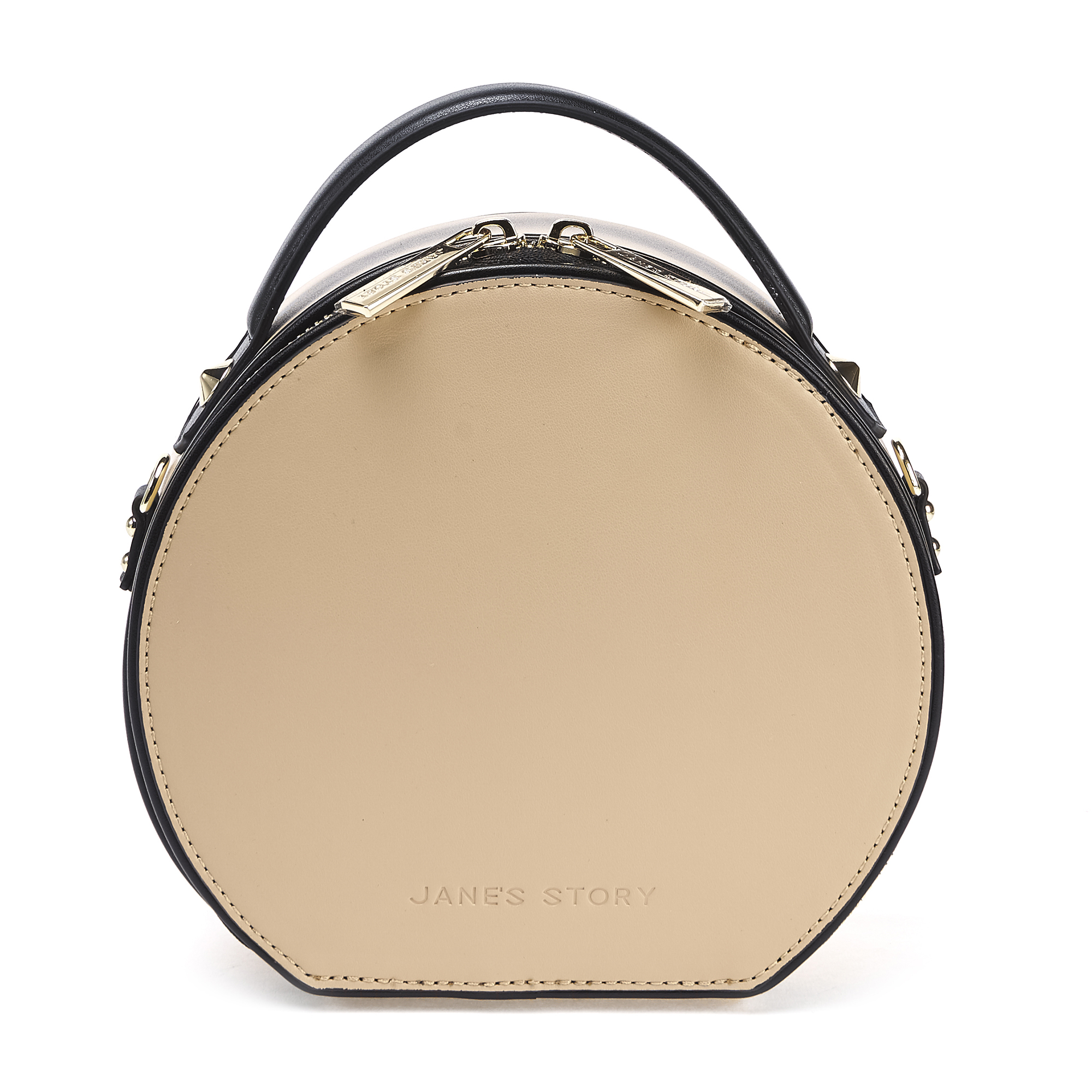 JS-J0202-61 бежевая сумка женская (кожа) Jane's Story,