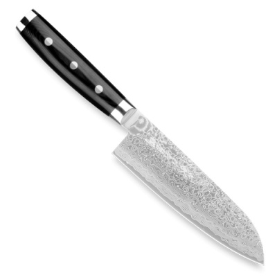 Нож Сантоку 16,5 см, дамасская сталь, серия Gou 101 слой