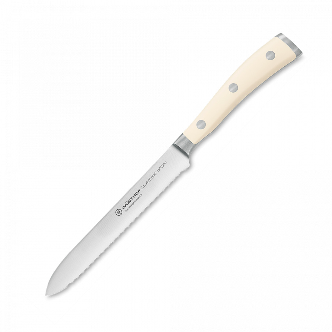 Нож бутербродный 14 см. Германия "Ikon Cream White" WUESTHOF, Золинген, Германия