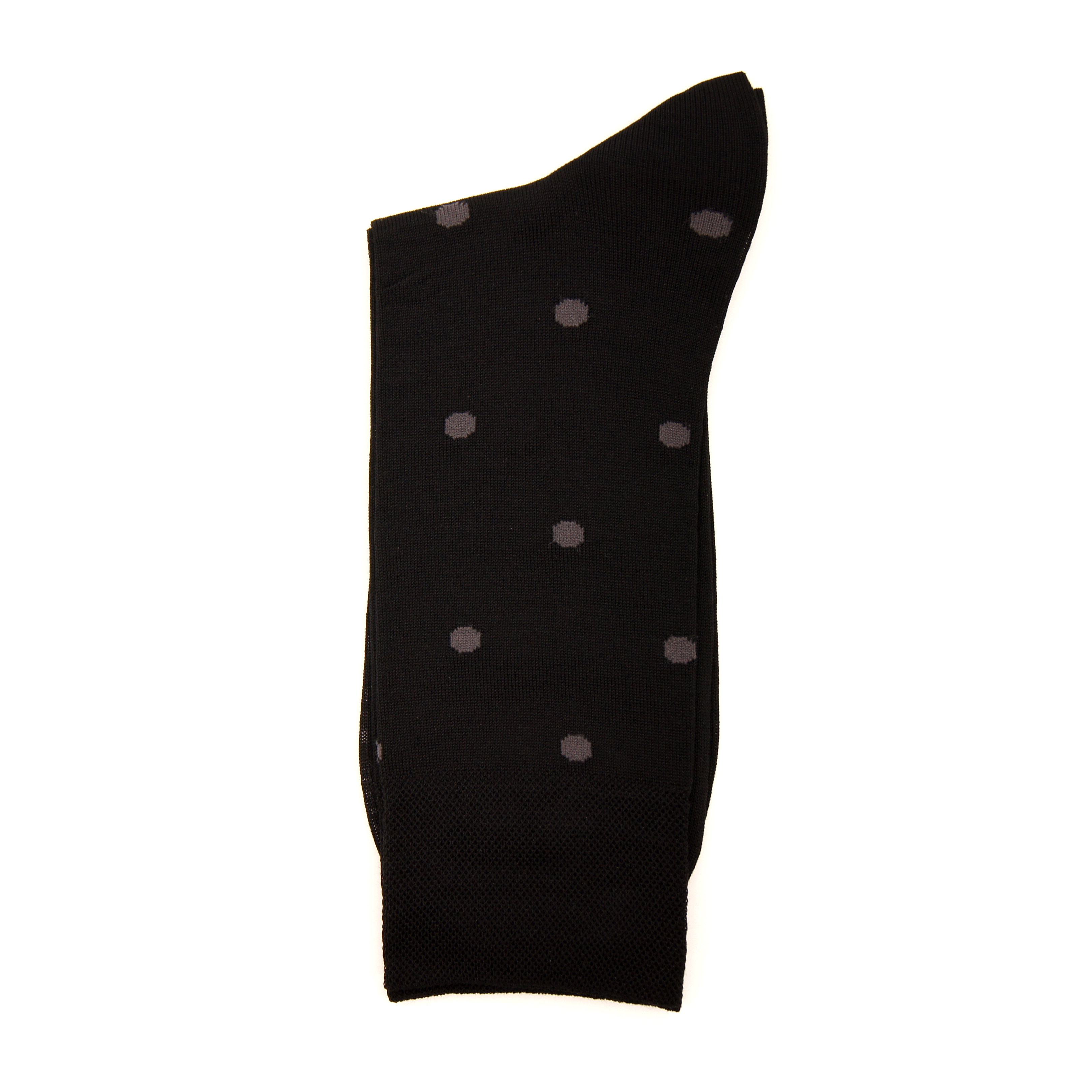 Носки Tezido Luxury Mercerized Cotton Dots Т1004 (черный/металлический)