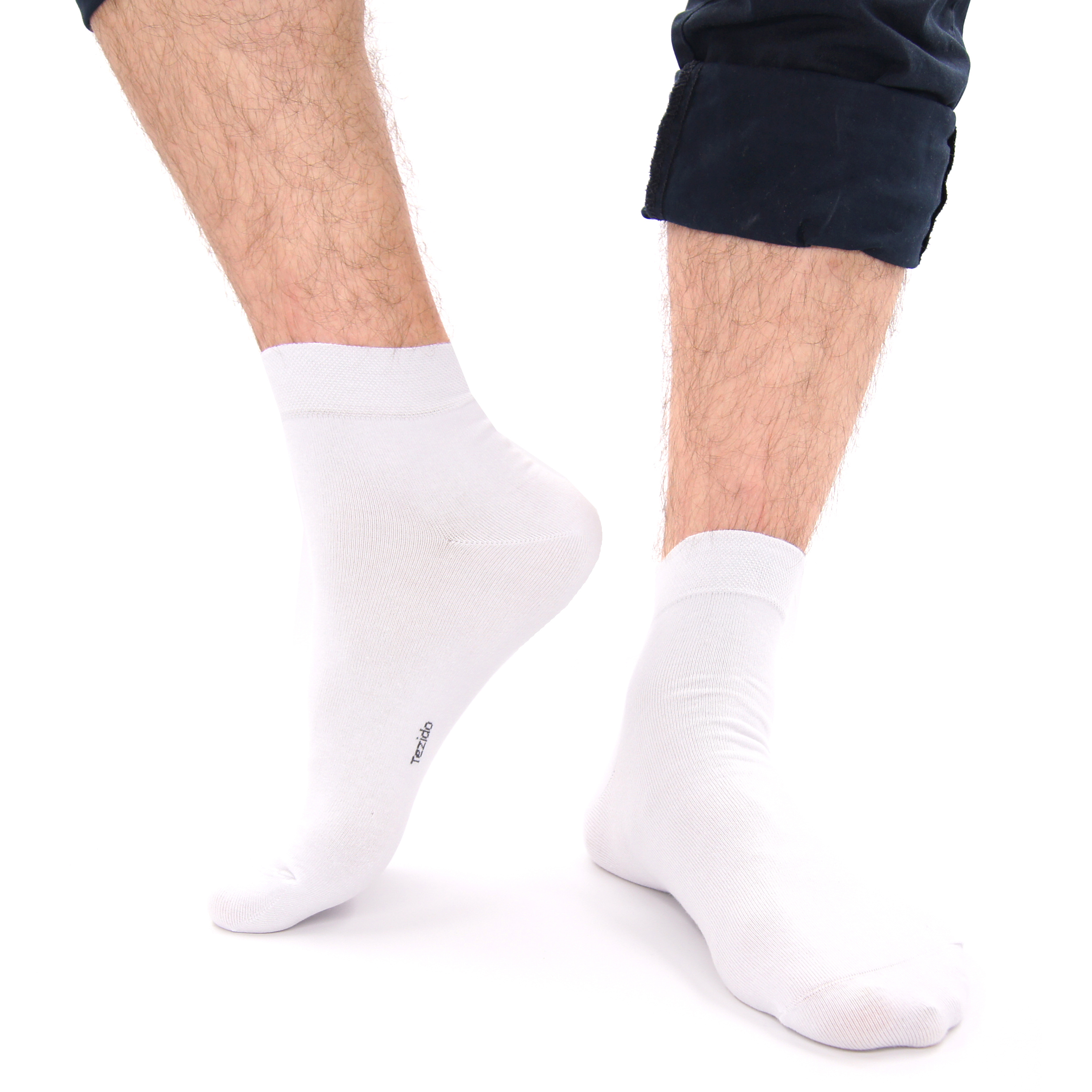 Короткие носки Tezido Т2813, белые