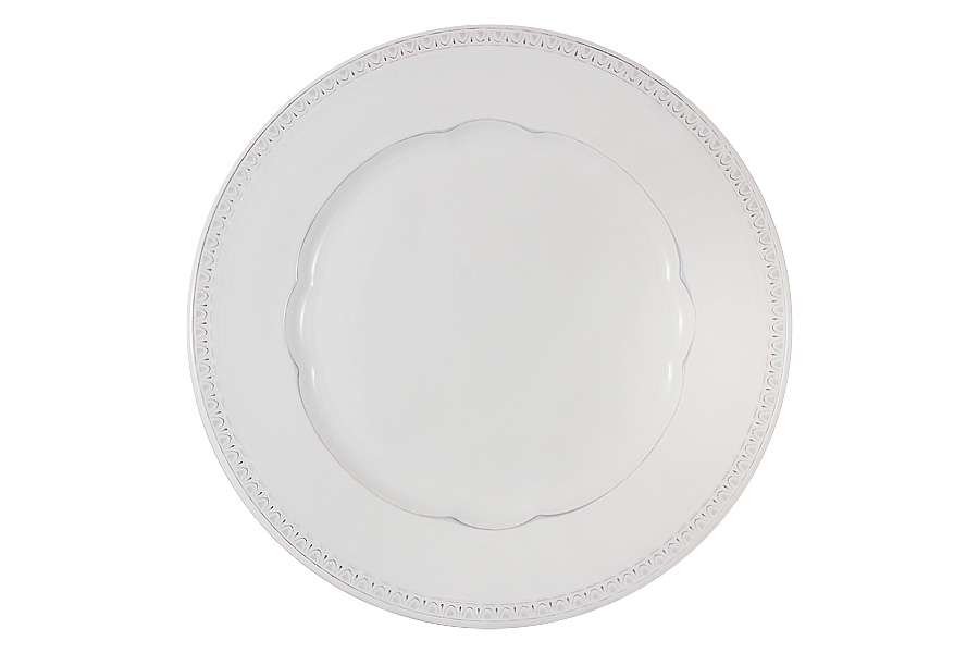 Тарелка обеденная 27см "Augusta" (белый)  без инд. упаковки Matceramica