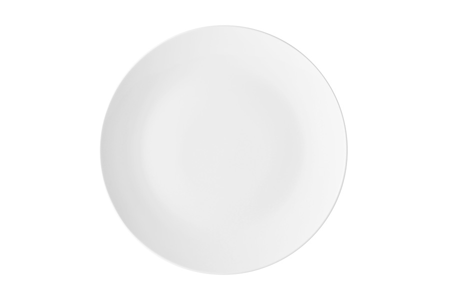 Тарелка закусочная 19см. Белая коллекция без инд.упаковки
