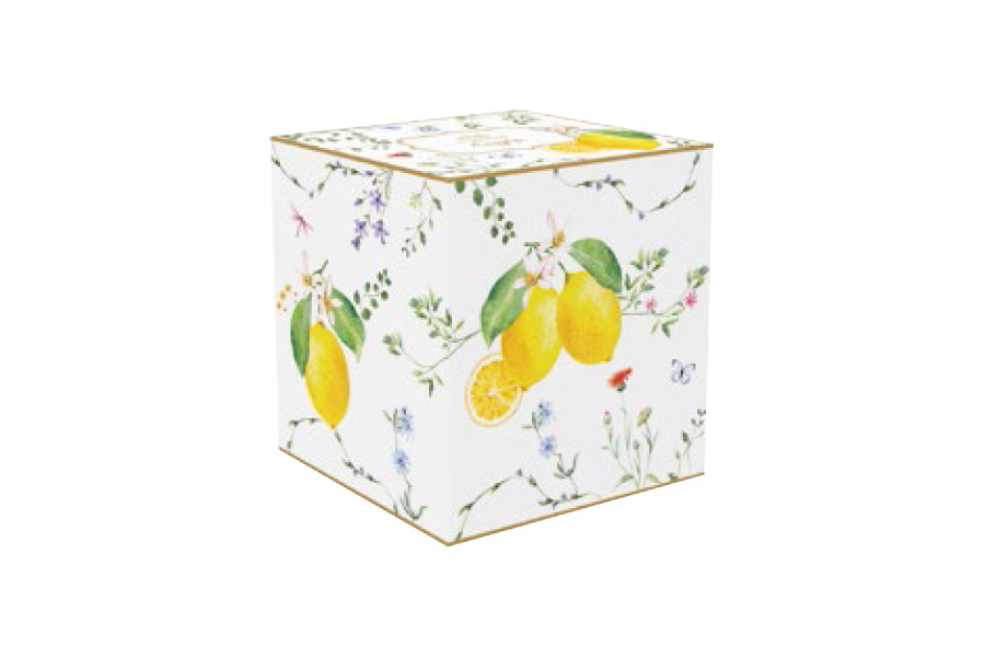Кружка 0.275л "Цветы и лимоны" в подарочной упаковке фарфор Easy Life