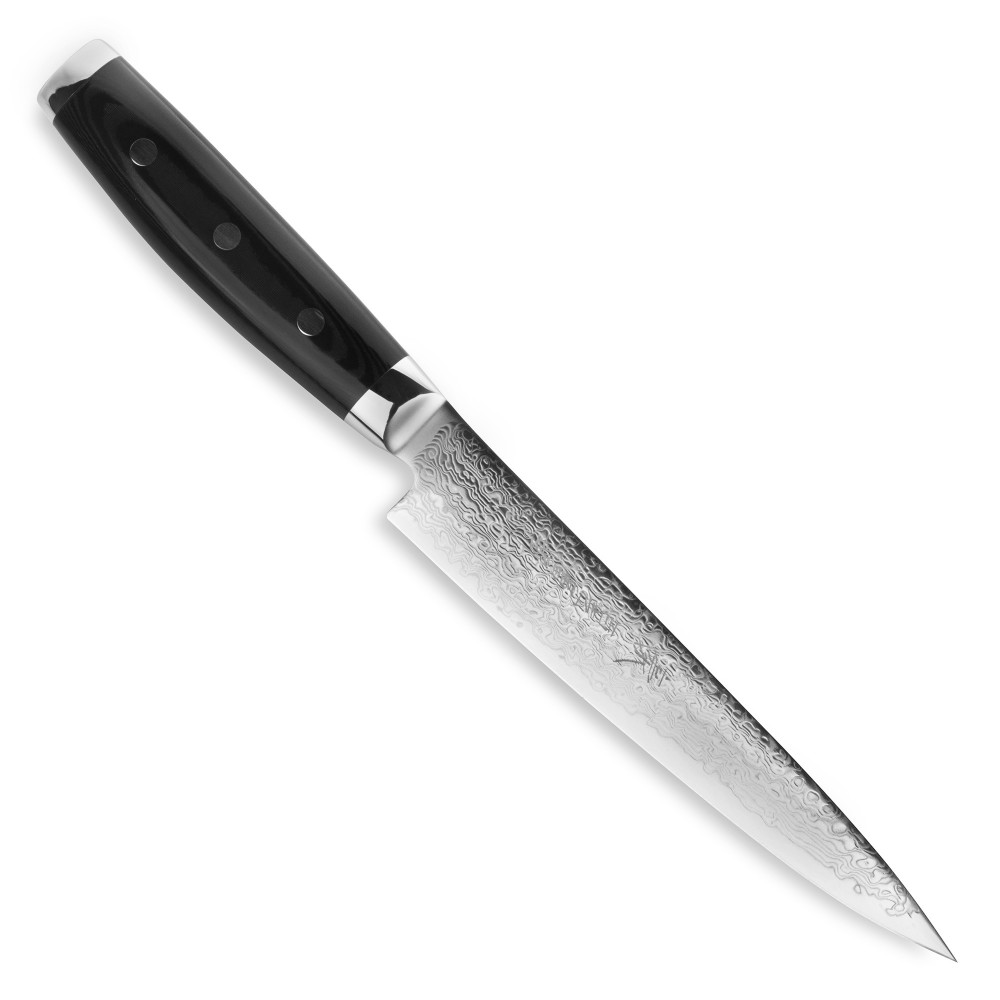 Нож д/тонк. нарезки 15 см, Япония (101 слой) дамаская сталь