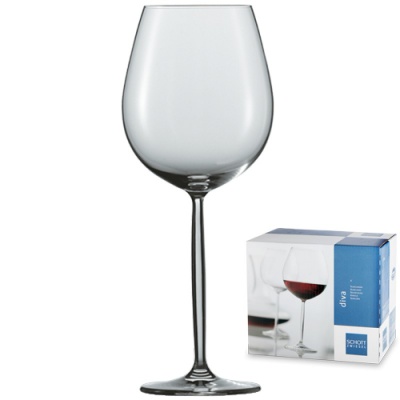 Набор бокалов (фужеров) для красного вина 480 мл, 6 штук, Diva, SCHOTT ZWIESEL, Германия