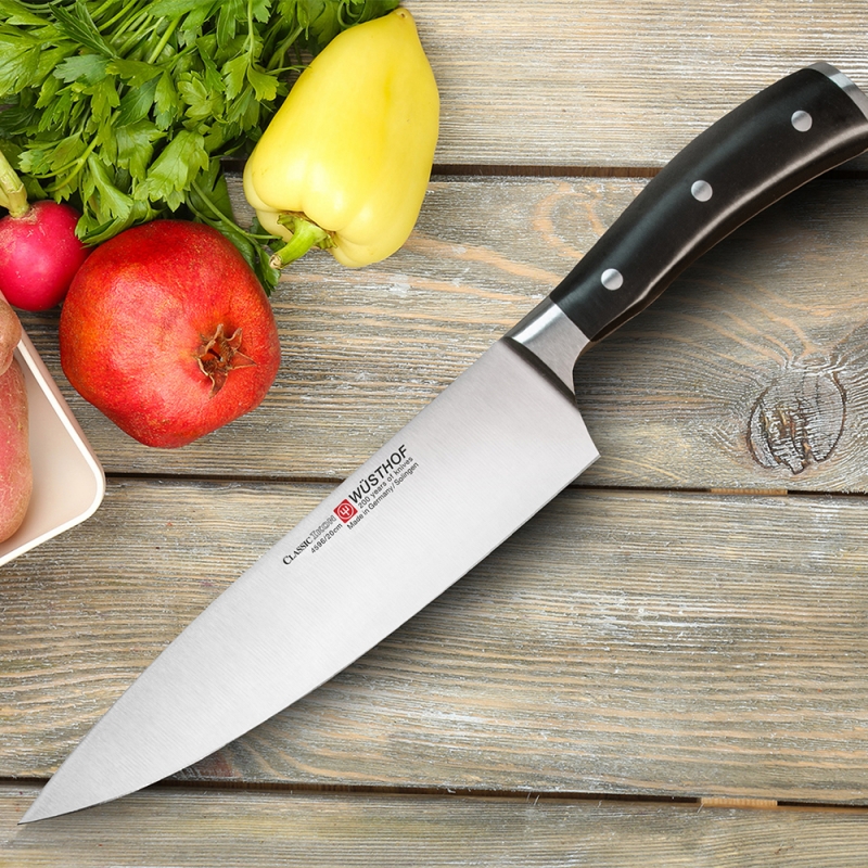 Нож кухонный для нарезки 20 см, Ikon, WUESTHOF, Золинген, Германия