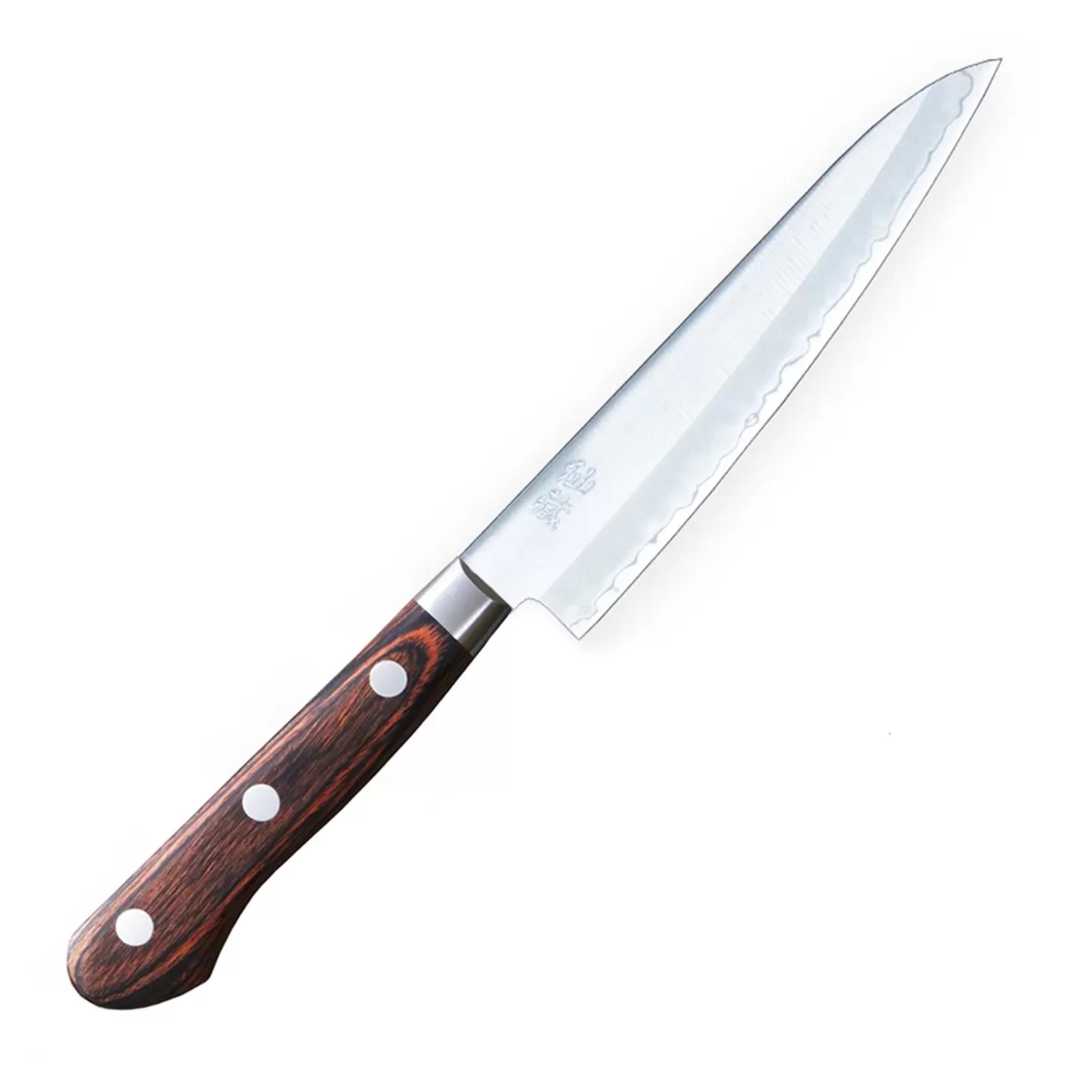 Нож кухонный Универсал 150мм, SUNСRAFT (SenzoClad) сталь AUS-10 60 HRC Япония
