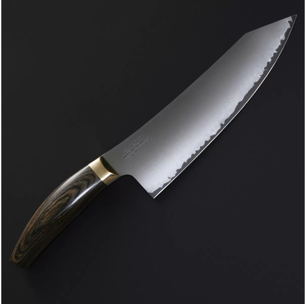 Нож кухонный Шеф SUNСRAFT (Elegancia) 200мм сталь SG-2 63-64 HRC Япония