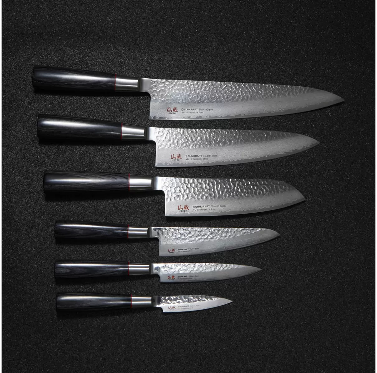 Нож кухонный Универсал. SUNСRAFT (SenzoClassic) 145мм сталь VG-10 61-62 HRC Япония